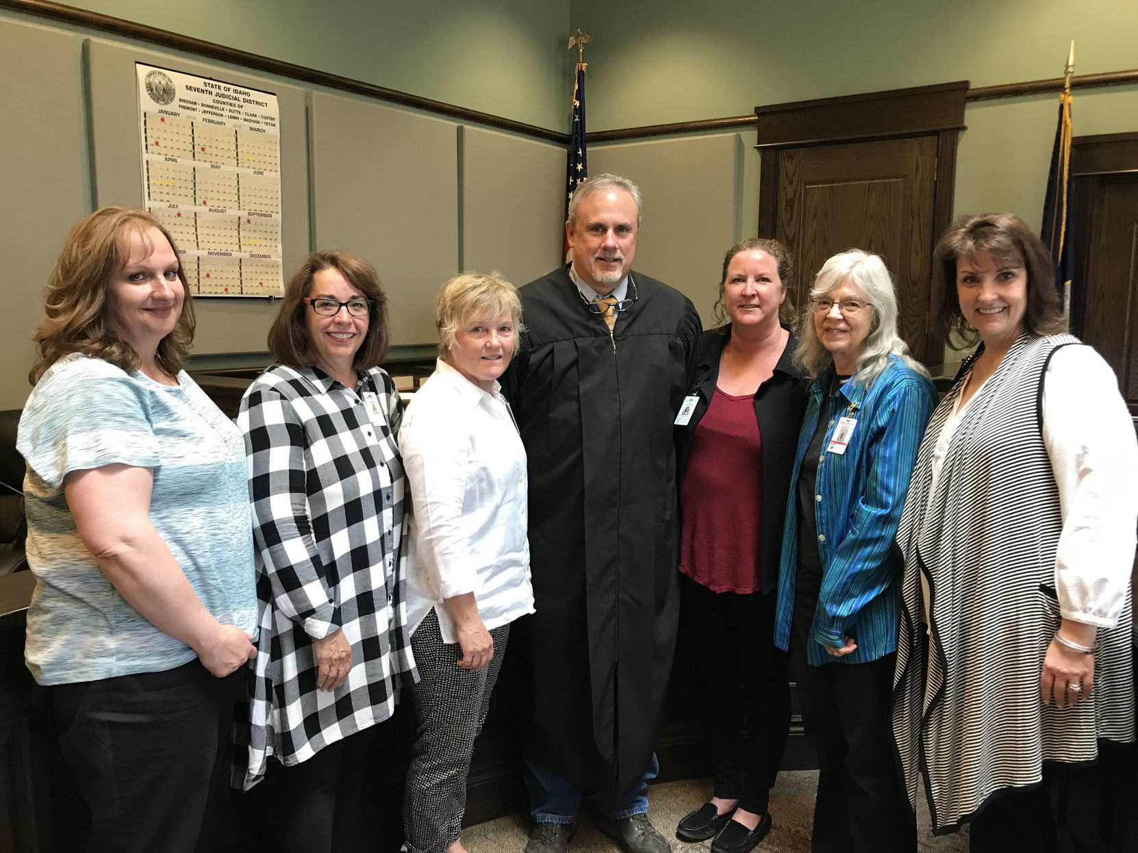 New members of District Seven Court Appointed Special Advocates, or CASA, were sworn in last week by Judge Jason Walker.